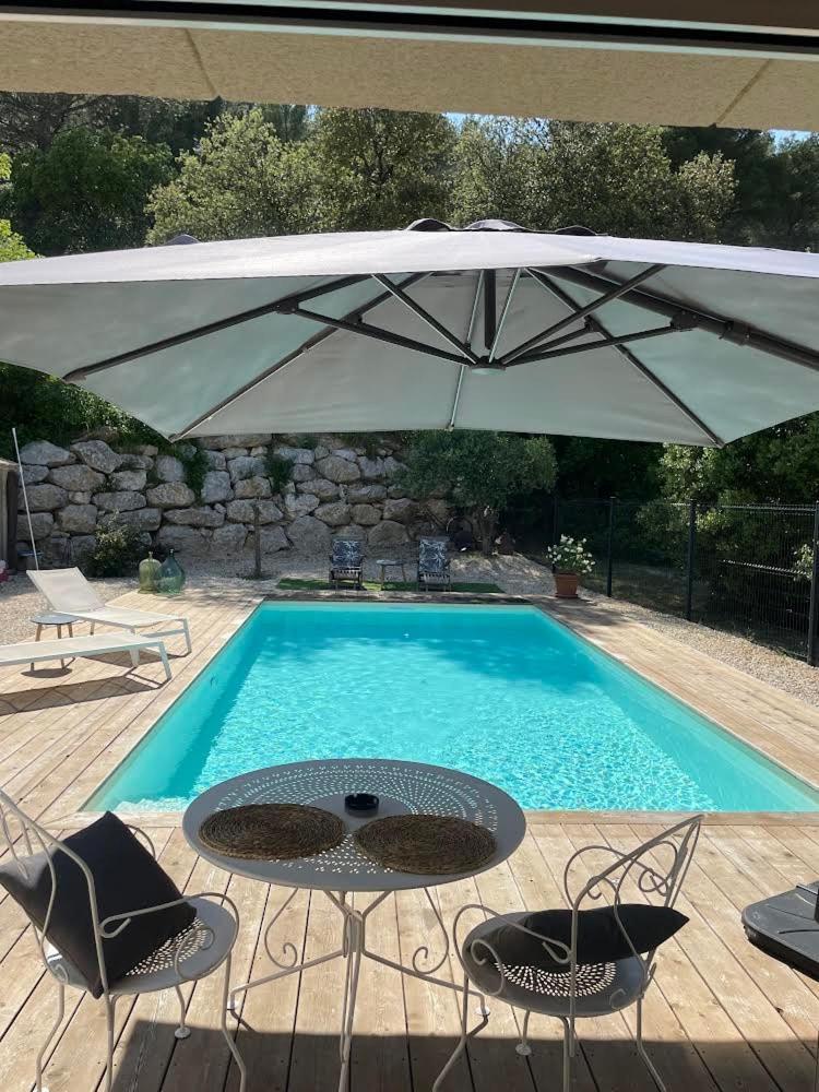 Studio De Charme Avec Piscine Fontaine-de-Vaucluse Exterior foto